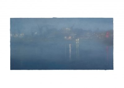 Twilight, Nocturne No.5, 54cm x 97cm, Pastel on Paper.